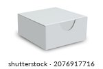 realistic box mock up.... | Shutterstock .eps vector #2076917716