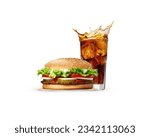 Burger and cold drink combo ...
