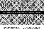 set of geometric trendy... | Shutterstock .eps vector #2092830826