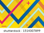 vector abstract yellow... | Shutterstock .eps vector #1514307899