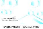 abstract. embossed hexagon  ... | Shutterstock .eps vector #1228616989