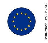 European Union  Eu  Blue Flag...