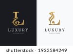 Luxury Letter L With Gold Color ...