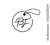initial b and f logo design...