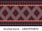vector ikat geometric... | Shutterstock .eps vector #1885994893