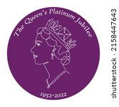 the queen's platinum jubilee... | Shutterstock .eps vector #2158447643