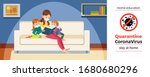 mother and children home... | Shutterstock .eps vector #1680680296