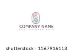pregnant doctor logo  mom and... | Shutterstock .eps vector #1567916113