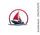 ship and sea logo concept design | Shutterstock .eps vector #1961914270