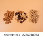 Various Nuts On An Orange...