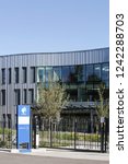 Small photo of Limonest, France - September 8, 2018: Danone baby food office building in Limonest, France. Danone is a French multinational food-products corporation based in Paris