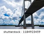 Jacksonville Dames Point bridge & St. Johns river 