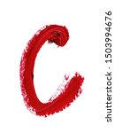 Large Letter C Of English Or...