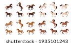cartoon horse. animal in... | Shutterstock .eps vector #1935101243
