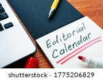 Editorial calendar or publishing schedule for content in the notebook.