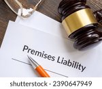 Documents about premises liability and pen.