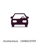 car icon front view vector | Shutterstock .eps vector #1408631939