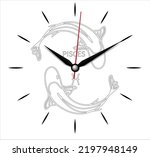 Vectors Of Wall Clock  With ...
