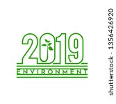 environment years 2019 vector... | Shutterstock .eps vector #1356426920
