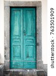 Old Typical Vintage Wooden Door