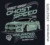 street knight ghost speed ... | Shutterstock .eps vector #1352272070