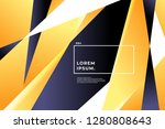 abstract polygonal bright... | Shutterstock .eps vector #1280808643