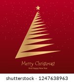 merry christmas background | Shutterstock .eps vector #1247638963