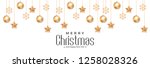 merry christmas banner | Shutterstock .eps vector #1258028326