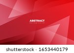 vector red abstract geometric... | Shutterstock .eps vector #1653440179