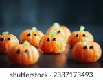 Halloween cute pumpkin orange...