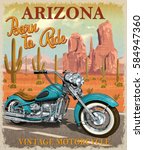 Vintage Arizona Motorcycle...