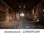 hall of the abandoned church