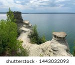 Miners Castle Rock Formation Landmark-Pictured Rocks National Lakeshore, Michigan