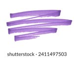 Small photo of highlight pen brush purple for marker, highlighter brush marking for headline, scribble mark stroke of highlighted pen