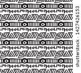seamless aztec vector pattern.... | Shutterstock .eps vector #1427426153