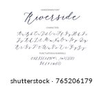 riverside   handwritten script... | Shutterstock .eps vector #765206179