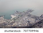 San Francisco airport aerial view