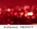 Red tone blur bokeh light. Defocused  background.