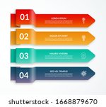 infographic arrow elements.... | Shutterstock .eps vector #1668879670