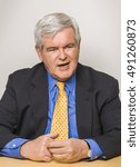 Small photo of WASHINGTON, DC, USA - JANUARY 27, 2005: Newt Gingrich, former Speaker of the U. S. House of Representatives.