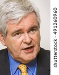 Small photo of WASHINGTON, DC, USA - JANUARY 27, 2005: Newt Gingrich, former Speaker of the U. S. House of Representatives.