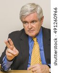 Small photo of WASHINGTON, DC, USA - JANUARY 27, 2005: Newt Gingrich, former Speaker of the U. S. House of Representatives.