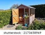 A Potting Shed In A Back Garden ...