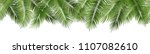 vector seamless summer palm... | Shutterstock .eps vector #1107082610