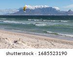 Kite Boarders On Blouberg Beach ...