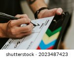 behind the scenes with a... | Shutterstock . vector #2023487423