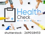 health check diagnosis medical... | Shutterstock . vector #269018453