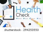health check diagnosis medical... | Shutterstock . vector #294253553