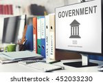 Government Administration Pillar Graphic Concept