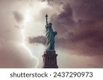 View on statue liberty from...